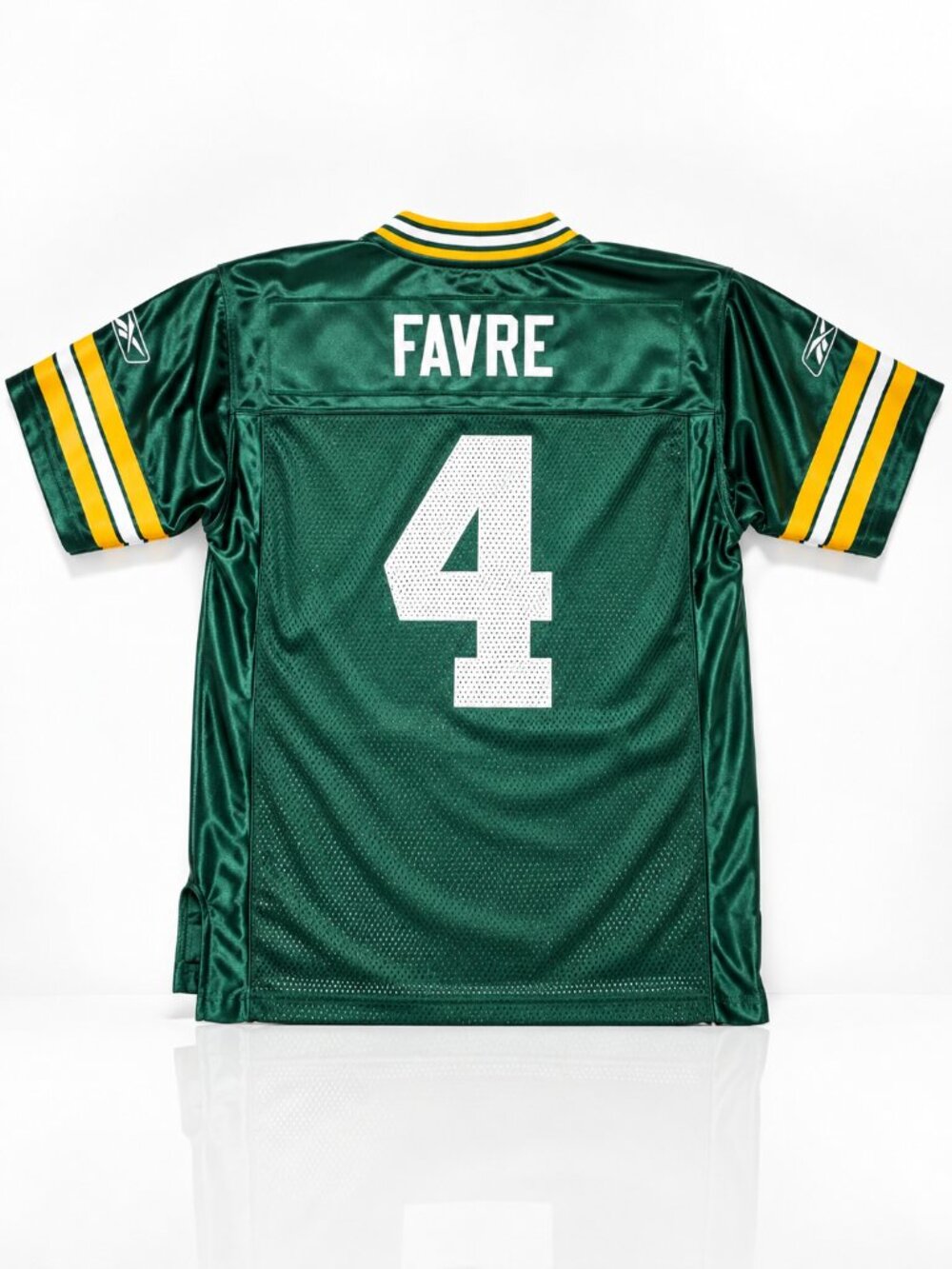 Vintage BRETT FAVRE Green Bay 4 Reebok Football Jersey Medium